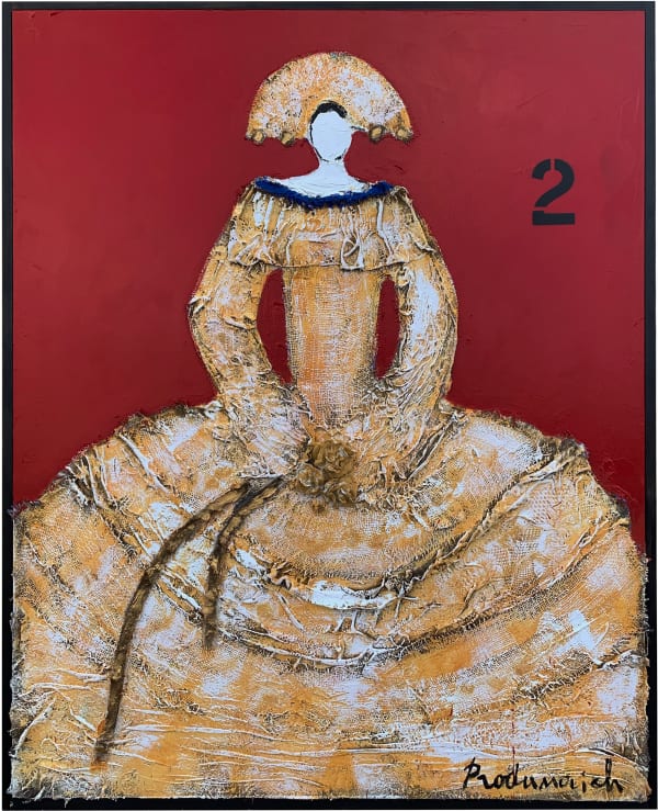 Vladimir Prodanovich, Red Queen II, 2019, SOLD