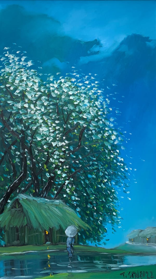 Le Thanh Son, Night White Blossom, 2022