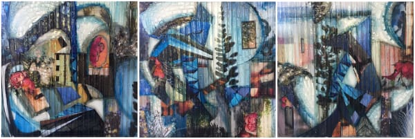 Madonna Phillips, Secret Garden Triptych, 2018