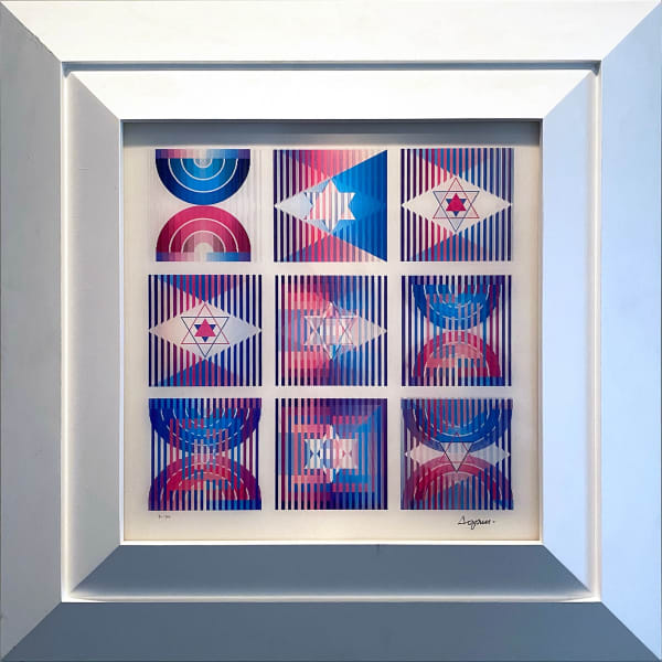 Yaacov Agam, Nine Up, SOLD
