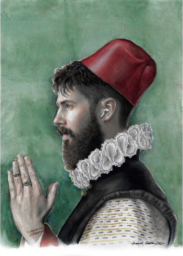 Manuel Cabello, A Beard Does not Constitute a Philosopher, 2021