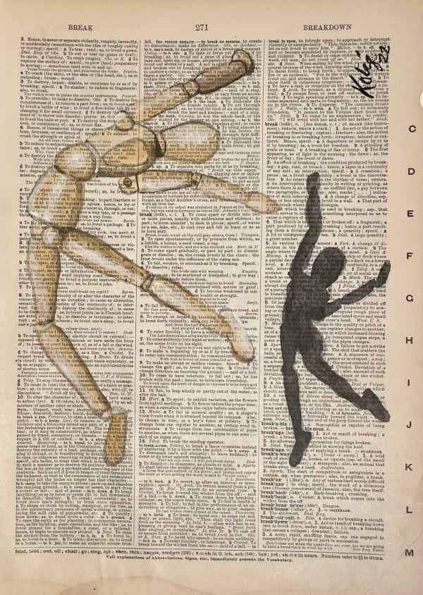 John Kotzè, Flailing, Falling, Floating… III, 2022