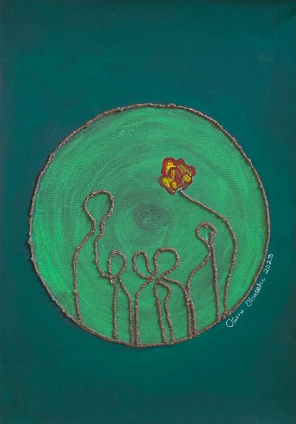 Osaru Obaseki, Through the Abyss, 2023