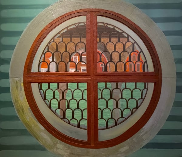 Osaru Obaseki, Through the Window, 2024
