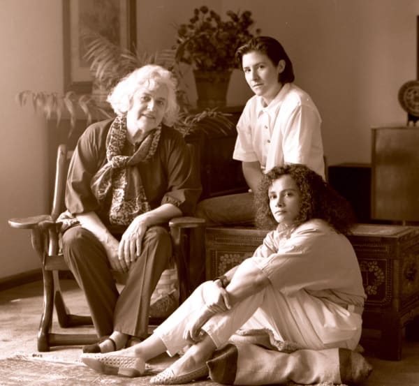 Alberto Herrera, Helga Krebs y Marisela Moreno