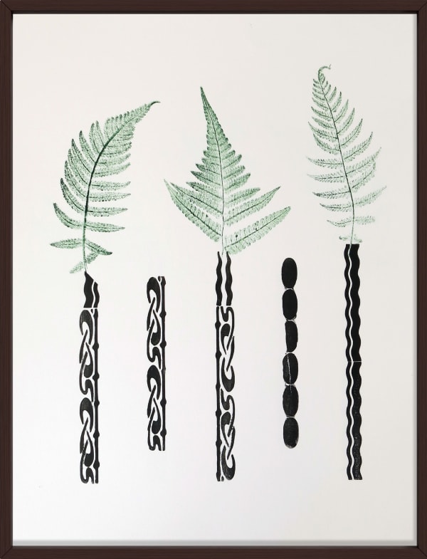 Laura Belém, Totem-planta (série Desenhos Tipográficos), 2024