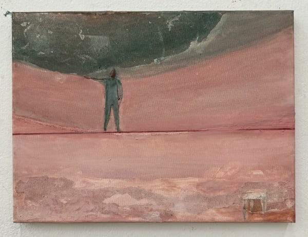 Tatiana Blass Corda bamba #2, 2025 Guache sobre tela 30 x 40 cm