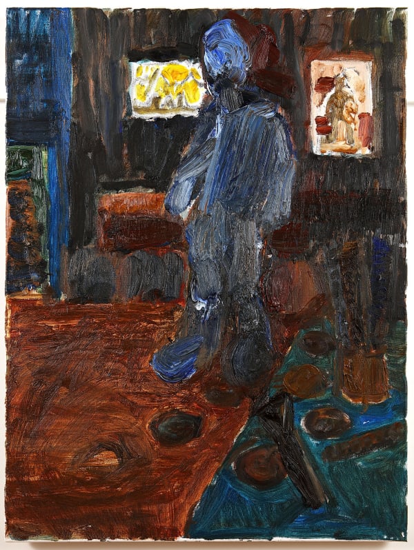Zebedee Jones, "Figure in the Studio", 2017