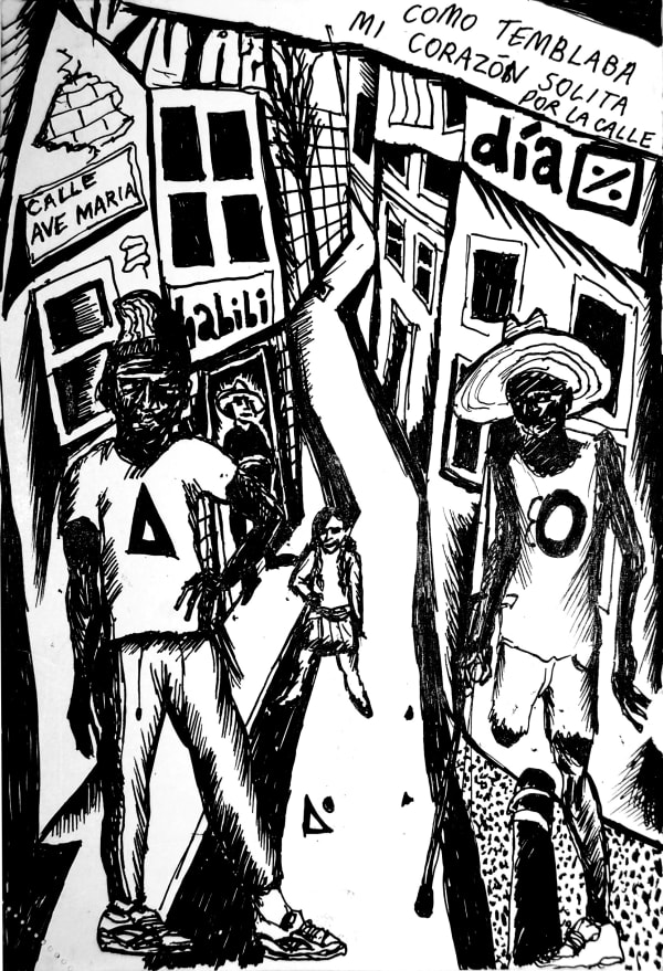 Ben Westley Clarke, 'Calle Ave Maria', 2021