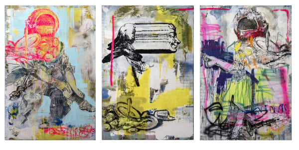 Chris Burns, 'Brothel Triptych', 2020