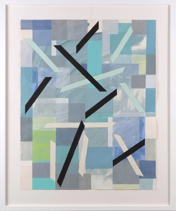 2023_paint, ink, graphite on paper_Apron Strings_75 x 57cm