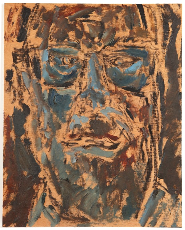 Zebedee Jones, "Grey Self-Portrait", 2017