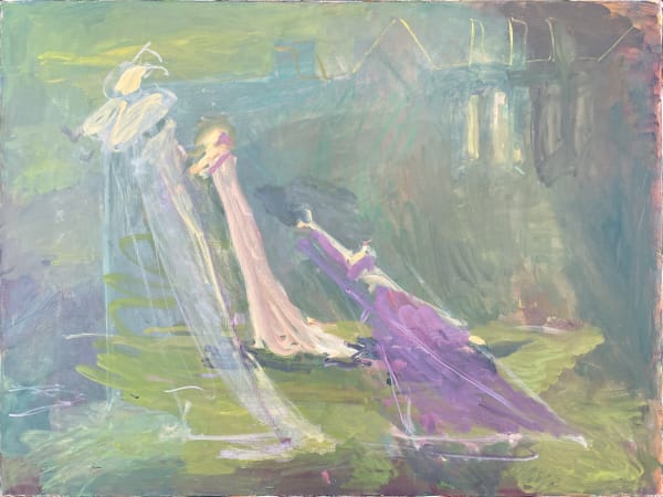 Susannah Fiennes, Reaching Out (Green Background), 2001-2022