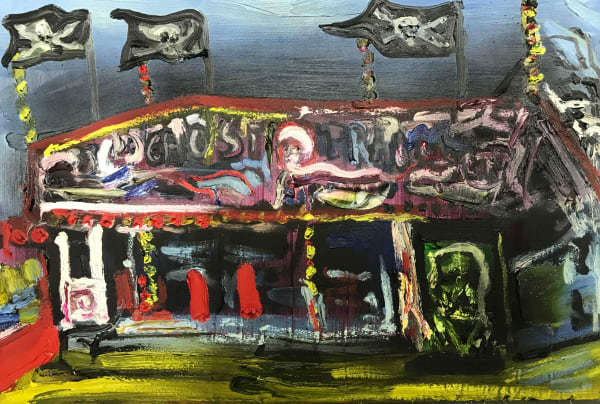 Archie Franks, Skull and Crossbones Train, 2022