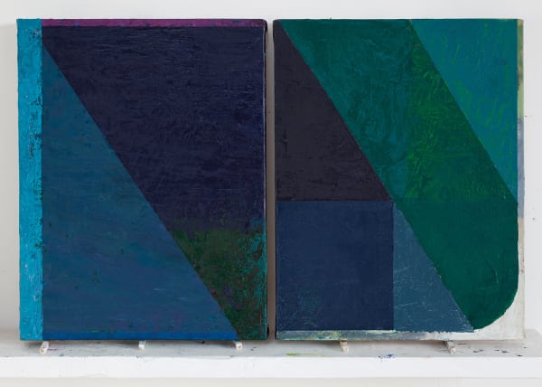 Nigel Noyes, 29) Diptych CORNISH CURRENT AR20210611 | AR20210506, 2021