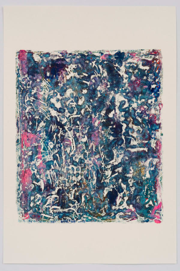 Rebecca Meanley, Untitled (pink-phalo blue), 2022
