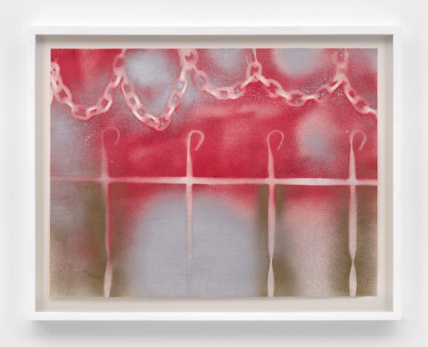 Melvin Edwards Untitled, 1974 Mixed media on paper 18 1/8 x 24 in (46.35 x 60.96 cm) 21 1/2 x 27 1/2 x 1 3/4 in framed (54.6 x 69.8 x 4.4 cm framed)