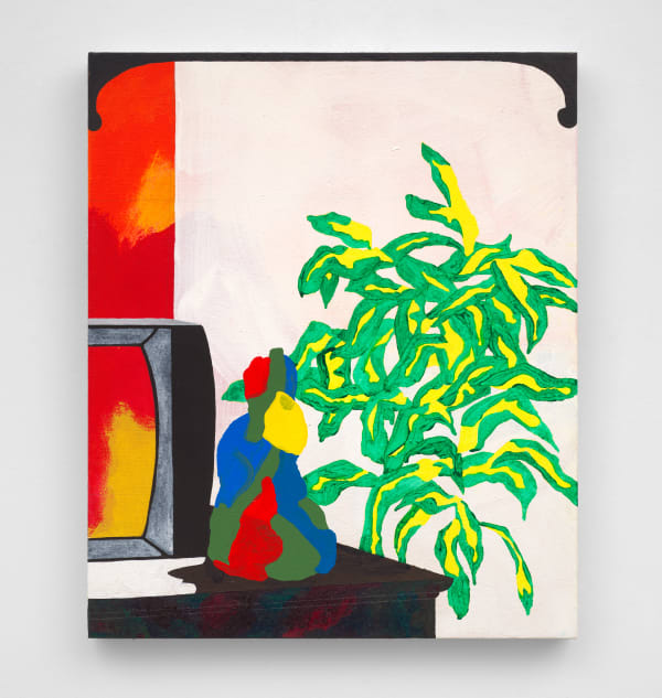 Henri Paul Broyard ILOWP, 2021 Acrylic, flashe, and graphite on canvas 24 x 20 in (61 x 50.8 cm)