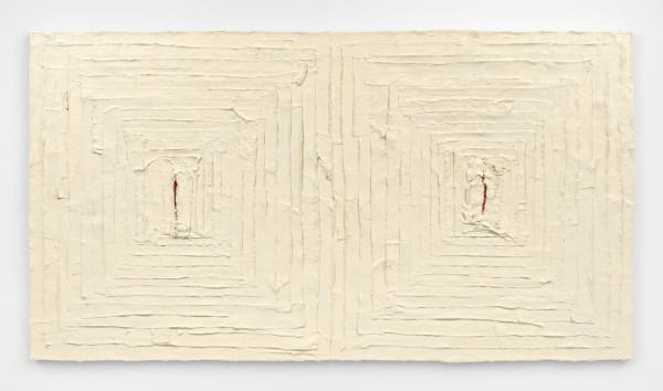 Harmony Hammond, Double Bandaged Quilt #1 (Horizontal), 2019