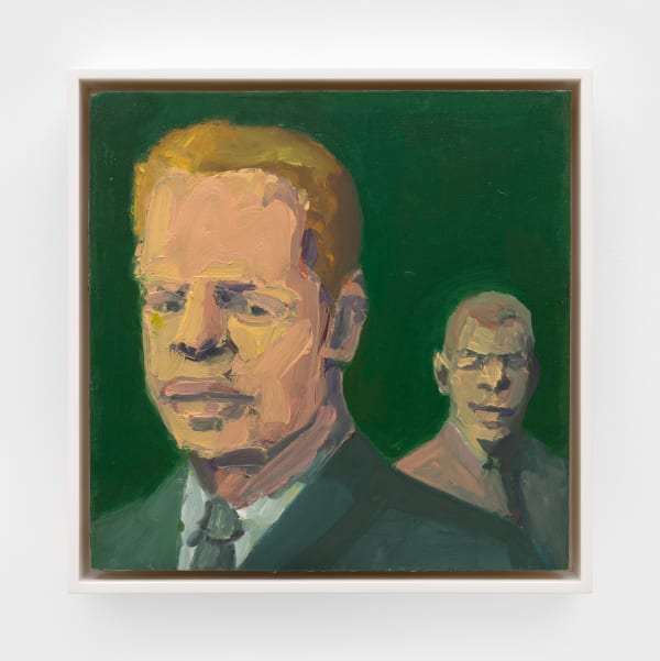 Steve Locke Untitled, 2002 Oil on plywood panel 12 x 12 in (30.5 x 30.5 cm) 13 x 13 x 2 1/4 in framed (33 x 33 x 5.7 cm framed)