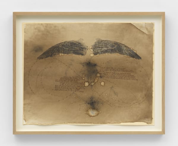 Ricardo Brey Soaring, 2003 Mixed media on paper 19 1/2 x 25 1/2 in (49.5 x 64.8 cm) 23 1/2 x 29 3/8 x 1 1/2 in framed (59.7 x 74.6 x 3.8 cm framed)