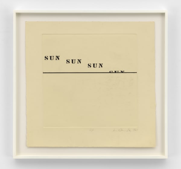 Luis Camnitzer Untitled, 1968 Etching on paper 26 x 25 in 66.04 x 63.5 cm