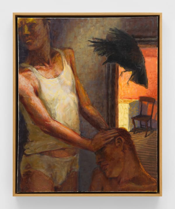 Hugh Steers Crow, 1988 Oil on canvas 37 1/2 x 30 1/8 in 95.25 x 76.83 cm