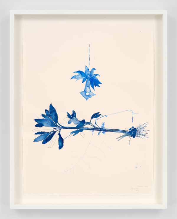 Ricardo Brey Trumpet Roots, 2021 Gouache and pencil on paper 25 7/8 x 19 3/4 in (65.7 x 50.2 cm)