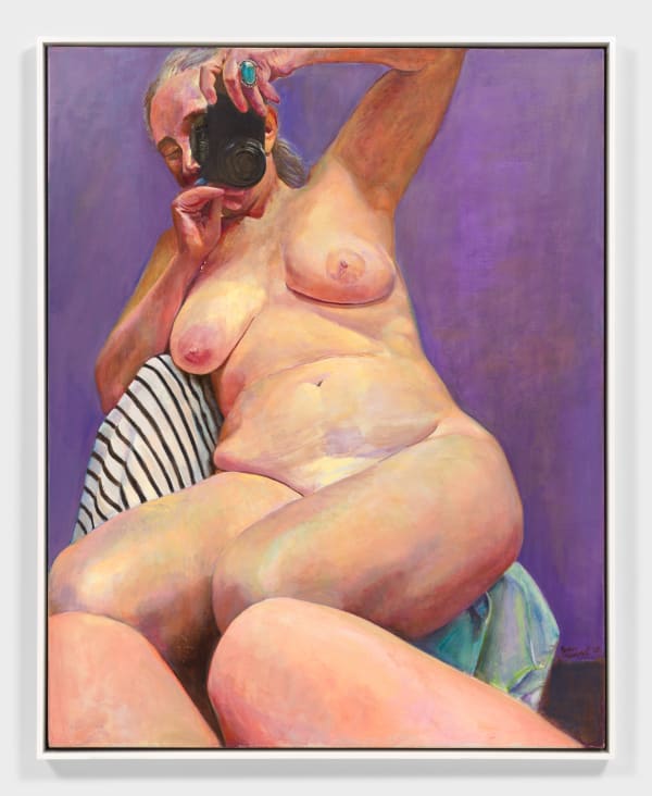 Joan Semmel, Violet Ground, 2005