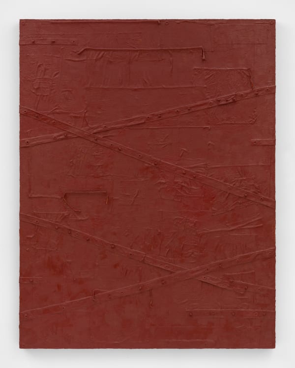 Harmony Hammond Gee, 2013 Oil and mixed media on canvas 90 1/2 x 70 1/2 in (229.9 x 179.1 cm)