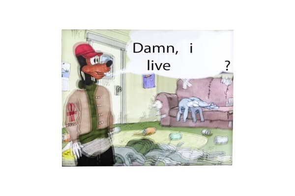 Daniel Van Straalen, damn, bitch i live like this?, 2020
