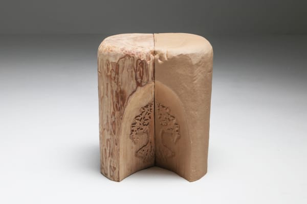 Schimmel & Schweikle, Echo stool (Bird&Tree), 2020