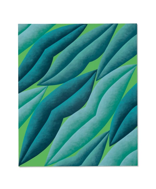 Corydon Cowansage, Green and Turquoise, 2022
