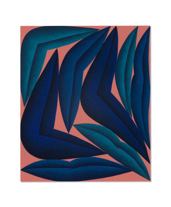 Corydon Cowansage, Blue, Turquoise, Peach, 2022