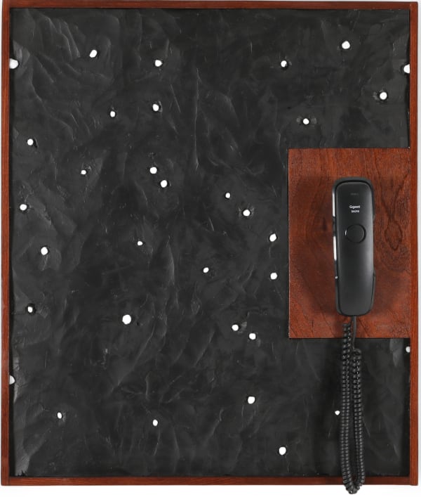 Victor Delestre, Night sky and telephone, 2020
