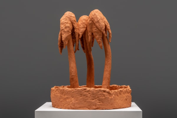 Daan Gielis, Three weeping palms, 2022