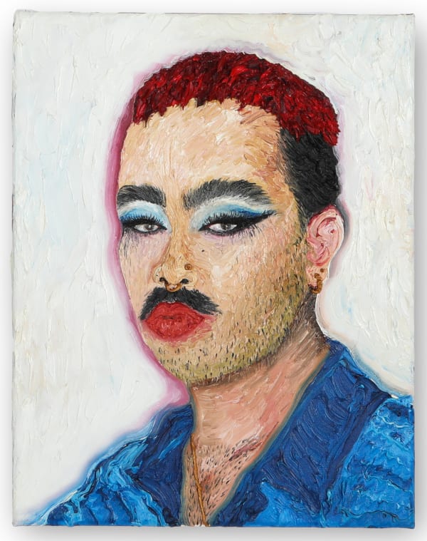 Mahsa Merci, A queer with red hair, 2020