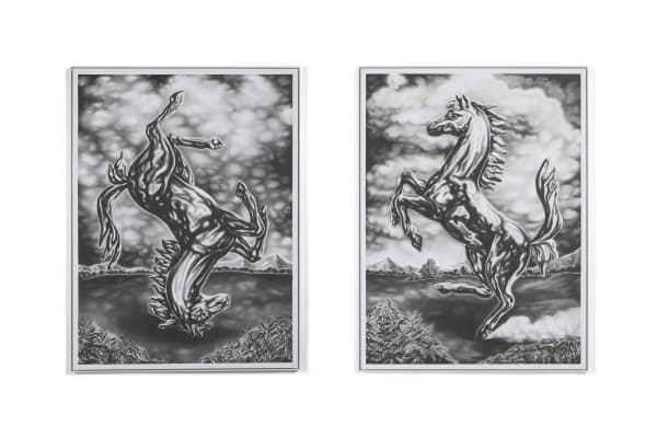 Leo Luccioni, Ferrari/Irarref (diptych), 2020