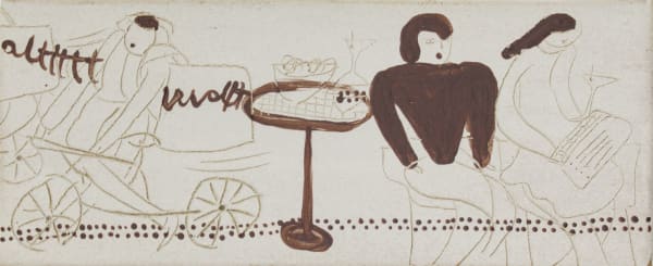 Anna Stahn, Cafégæster og Woltbude, 2022