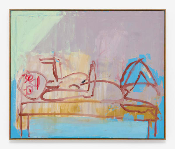 Roy Oxlade, Woman on a Table, 2002