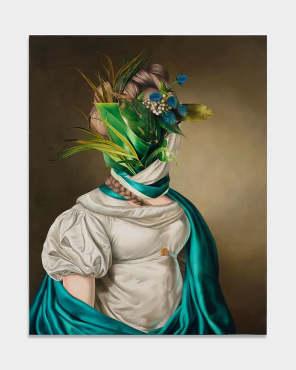 Ewa Juszkiewicz, Portrait of a lady (after Christoffer Wilhelm Eckersberg), 2020