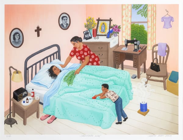 Carmen Lomas Garza Curandera (faith healer), 2004