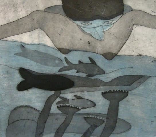 Mujer mirando al mar