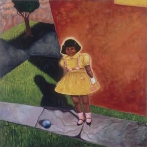 Little Girl with Yellow Dress from The Chicano Collection