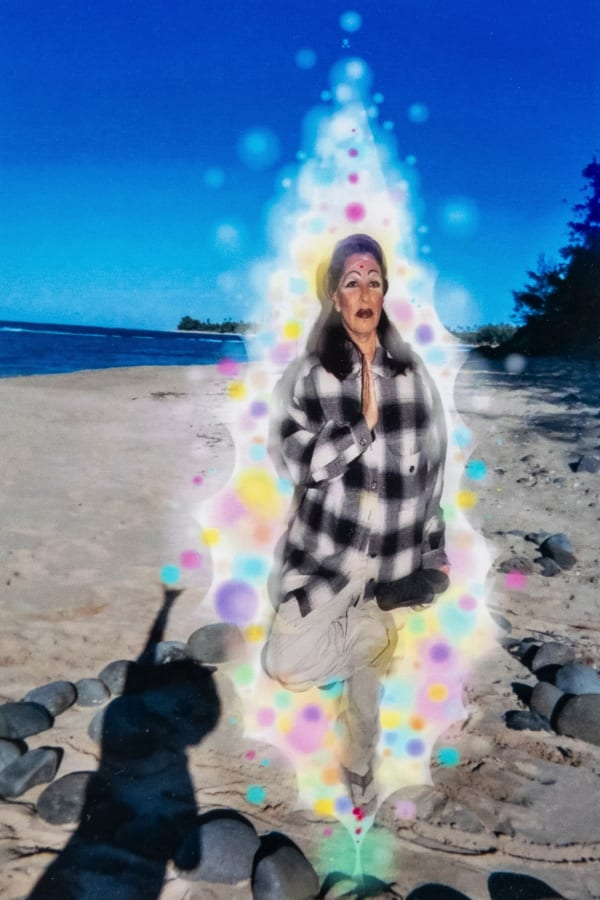 Elsa Flores Christmas Tree Pose from the Hawaiian Homegirl Series, 2003