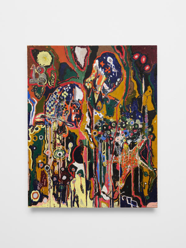 JPW3 Snake Head Drifter 13, 2022 Oil and acrylic on panel 50 x 40 in 127 x 101.6 cm