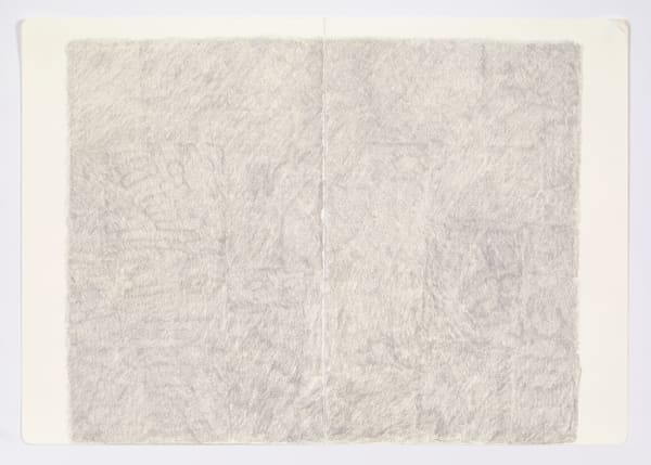 Jessica Dickinson shield-skin (notebook drawing for From: Know #4), 2021 Colored pencil on paper with linen tape 11 3/4 x 16 in 29.8 x 40.6 cm