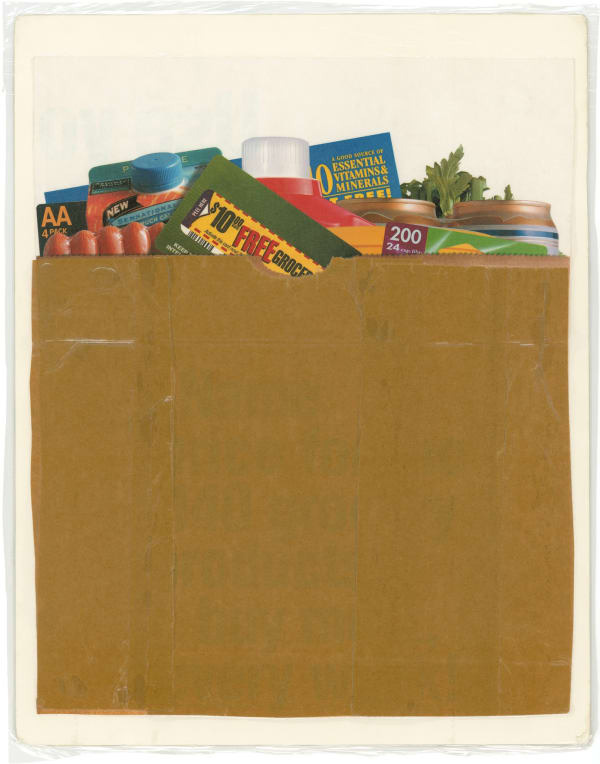 Matt Keegan Images Are Words / Las Imagenes Son Palabras (Grocery Bag), 2010 C-print 37 3/4 x 30 in 95.89 x 76.2 cm