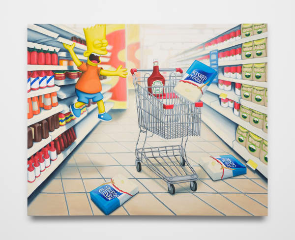 Troy Lamarr Chew II Made in America, 2021 Oil on canvas 48 x 60 in 121.9 x 152.4 cm