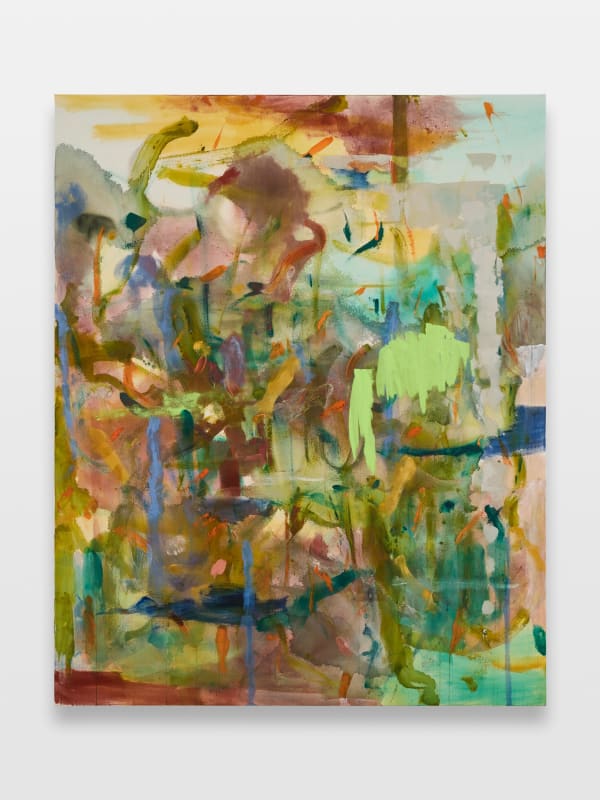 Shinpei Kusanagi Walk away/ Melt away, 2023 Acrylic on canvas 63 3/4 x 51 in 162.1 x 129.5 cm